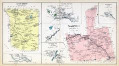 Warner, Loudon Town, Melvin's Mills - Warner, Warner Center, Loudon, Warner Lower Village, New Hampshire State Atlas 1892